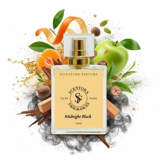 Midnight Black – Inspired by J@guar Black - Scentora Fragrances