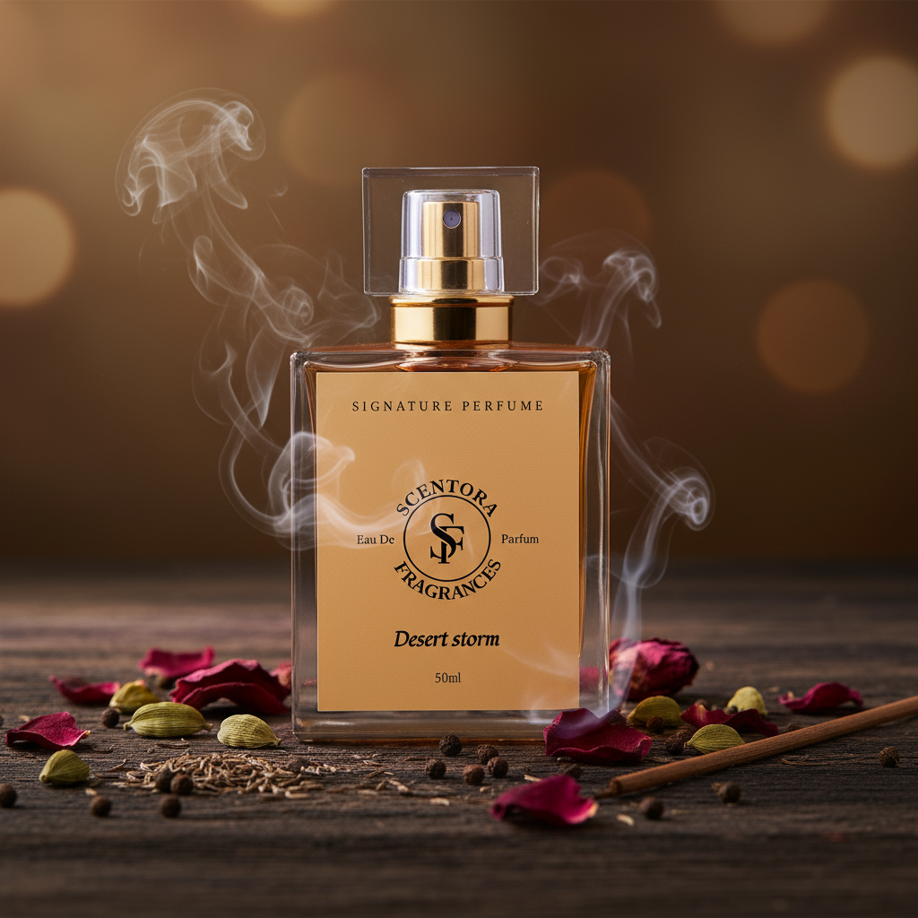 Desert storm – Inspired by R@sasi D@arej - Scentora Fragrances 