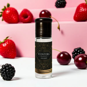 Her Berry Roll-On – Inspired by Burbērry Her - Used by C@r@ Dëlevingne - Scentora Fragrances 