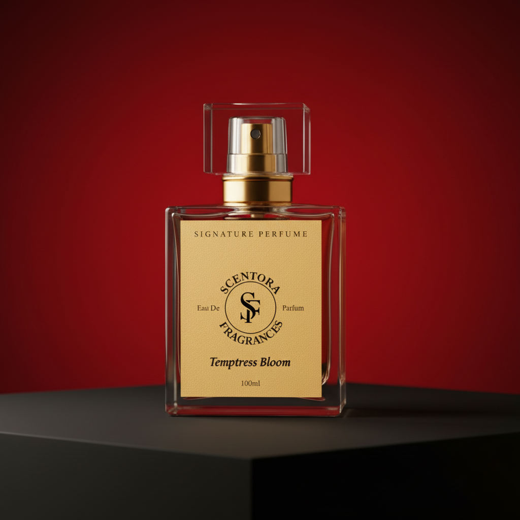 Temptress Bloom Extrait de Parfum – (Inspired by Gōōd Girl) | Women's Amber Gourmand Perfume | Long Lasting Luxury Fragrance
